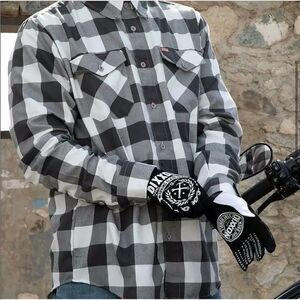 Dixxon Gray Plaid Pinnacle Flannel Button Down Shirt